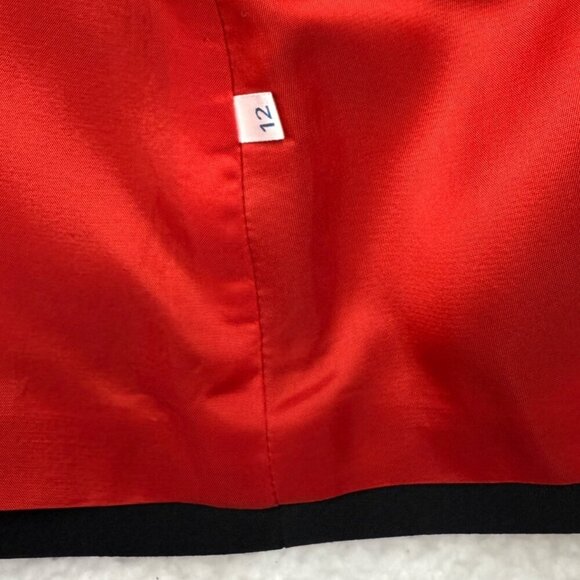 Vintage Due per Due Blazer Military Style Asian Career Event Black Womens 12 - Picture 8 of 13